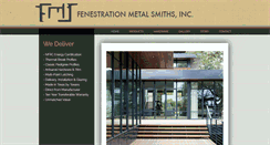 Desktop Screenshot of fenestrationmetalsmiths.com