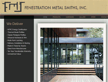 Tablet Screenshot of fenestrationmetalsmiths.com